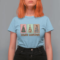 Howdy Christmas T Shirt For Women Funny Western Xmas Tree Rodeo Fan Gift - Wonder Print Shop