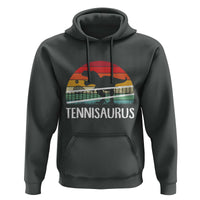 Funny Dinosaur Tennis Player Gift Hoodie Tennisaurus - Wonder Print Shop