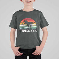 Funny Dinosaur Tennis Player Gift T Shirt For Kid Tennisaurus - Wonder Print Shop