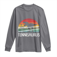 Funny Dinosaur Tennis Player Gift Long Sleeve Shirt Tennisaurus - Wonder Print Shop
