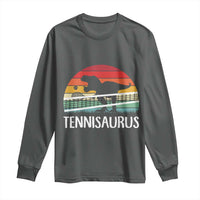 Funny Dinosaur Tennis Player Gift Long Sleeve Shirt Tennisaurus - Wonder Print Shop