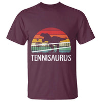 Funny Dinosaur Tennis Player Gift T Shirt Tennisaurus - Wonder Print Shop