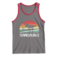 Funny Dinosaur Tennis Player Gift Tank Top Tennisaurus - Wonder Print Shop