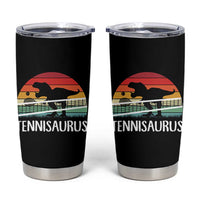 Funny Dinosaur Tennis Player Gift Tumbler Cup Tennisaurus - Wonder Print Shop
