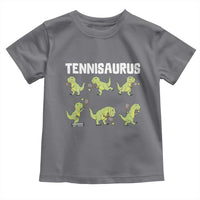Funny Prehistoric Dinosaur Tennis Player Toddler T Shirt Gift For Tennis Fans - Wonder Print Shop