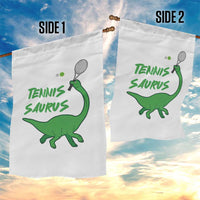 Funny Tennis Dinosaur Tennis Lover Garden Flag Gift For Tennis Fans - Wonder Print Shop