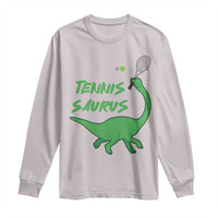 Funny Tennis Dinosaur Tennis Lover Long Sleeve Shirt Gift For Tennis Fans - Wonder Print Shop
