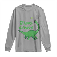 Funny Tennis Dinosaur Tennis Lover Long Sleeve Shirt Gift For Tennis Fans - Wonder Print Shop