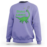 Funny Tennis Dinosaur Tennis Lover Sweatshirt Gift For Tennis Fans - Wonder Print Shop