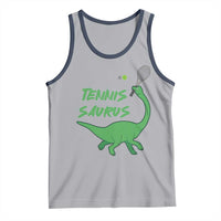 Funny Tennis Dinosaur Tennis Lover Tank Top Gift For Tennis Fans - Wonder Print Shop