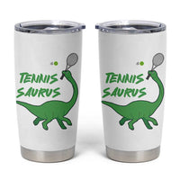 Funny Tennis Dinosaur Tennis Lover Tumbler Cup Gift For Tennis Fans - Wonder Print Shop