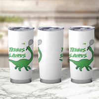 Funny Tennis Dinosaur Tennis Lover Tumbler Cup Gift For Tennis Fans - Wonder Print Shop
