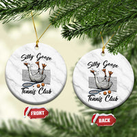 Funny Silly Goose Tennis Club Ceramic Ornament Tennis Lover Gift - Wonder Print Shop