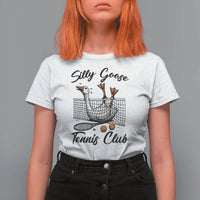 Funny Silly Goose Tennis Club T Shirt For Women Tennis Lover Gift - Wonder Print Shop
