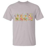 Funny Duck Playing Tennis T Shirt Farm Animal Lover - Wonder Print Shop