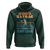 Funny Grandpa Tennis Quote Hoodie Tennis Is My Game - Wonder Print Shop