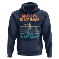 Funny Grandpa Tennis Quote Hoodie Tennis Is My Game - Wonder Print Shop
