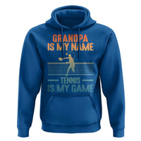 Funny Grandpa Tennis Quote Hoodie Tennis Is My Game - Wonder Print Shop