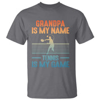 Funny Grandpa Tennis Quote T Shirt Tennis Is My Game - Wonder Print Shop