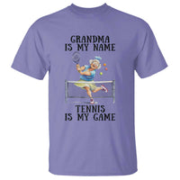 Funny Tennis Quote T Shirt Grandma Is My Name Tennis Is My Game - Wonder Print Shop