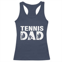 Funny Tennis Dad Life Racerback Tank Top Tennis Player Gift - Wonder Print Shop