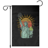 Funny Statue Of Liberty Tennis Player Garden Flag Patriotic Sports Lover - Wonder Print Shop