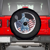 Funny Statue Of Liberty Tennis Player Spare Tire Cover USA Pride Female Tennis Gift - Wonder Print Shop