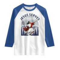 Christian Tennis Lover Gift Raglan Shirt Funny Christian Gift - Wonder Print Shop