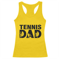 Funny Tennis Dad Life Racerback Tank Top Sport Lover Gift - Wonder Print Shop