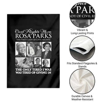 Rosa Parks Mother Of The Civil Rights Movement Garden Flag Black History Salutes
