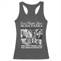 Rosa Parks Mother Of The Civil Rights Movement Racerback Tank Top Black History Salutes