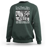 Rosa Parks Mother Of The Civil Rights Movement Sweatshirt Black History Salutes