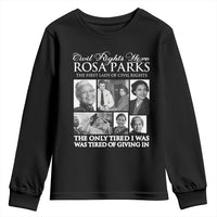 Rosa Parks Mother Of The Civil Rights Movement Youth Sweatshirt Black History Salutes