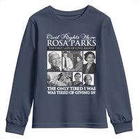 Rosa Parks Mother Of The Civil Rights Movement Youth Sweatshirt Black History Salutes