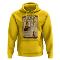Vintage Newspaper Rosa Parks Hoodie One Person Can Change The World Quote