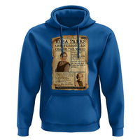 Vintage Newspaper Rosa Parks Hoodie One Person Can Change The World Quote