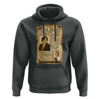Vintage Newspaper Rosa Parks Hoodie Civil Rights Hero