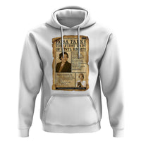 Vintage Newspaper Rosa Parks Hoodie Civil Rights Hero