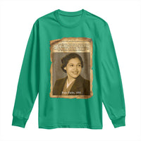 Vintage Rosa Parks Long Sleeve Shirt First Lady Of Civil Rights