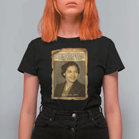 Vintage Rosa Parks T Shirt For Women First Lady Of Civil Rights