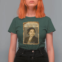 Vintage Rosa Parks T Shirt For Women First Lady Of Civil Rights