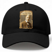 Vintage Newspaper W E B Du Bois Baseball Cap Civil Rights Pioneer