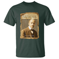Vintage Newspaper W E B Du Bois T Shirt Civil Rights Pioneer