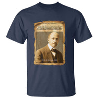 Vintage Newspaper W E B Du Bois T Shirt Civil Rights Pioneer
