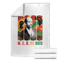W E B Du Bois Throw Blanket Civil Rights Leader Gift