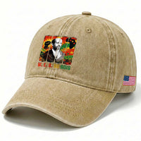W E B Du Bois Washed Cotton Baseball Cap Civil Rights Leader Gift