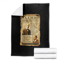 Vintage Newspaper W E B Du Bois Throw Blanket African American Scholar