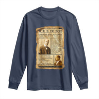 Vintage Newspaper W E B Du Bois Long Sleeve Shirt African American Scholar