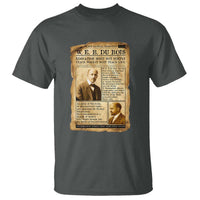 Vintage Newspaper W E B Du Bois T Shirt African American Scholar