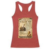 Vintage Newspaper W E B Du Bois Racerback Tank Top Civil Rights History